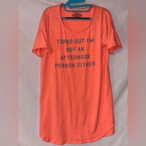 Victoria's Secret Coral Graphic Tee